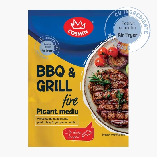 Amestec de condimente pentru bbq și grill picant mediu 25g