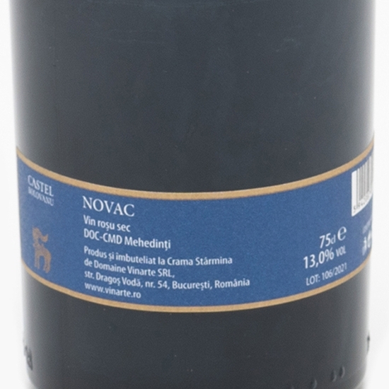 Vin roșu sec Novac, 13%, 0.75l