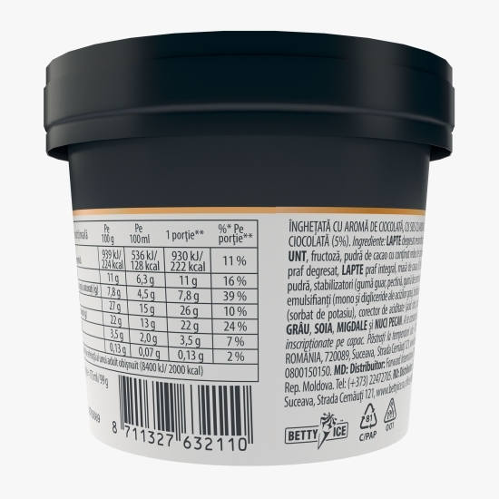 Înghețată cu aromă de ciocolată 175ml (99g)