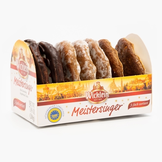 Turtă dulce asortată „Meistersinger" 20% nuci 200g