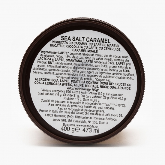 Înghețată cu caramel și sare de mare 400g