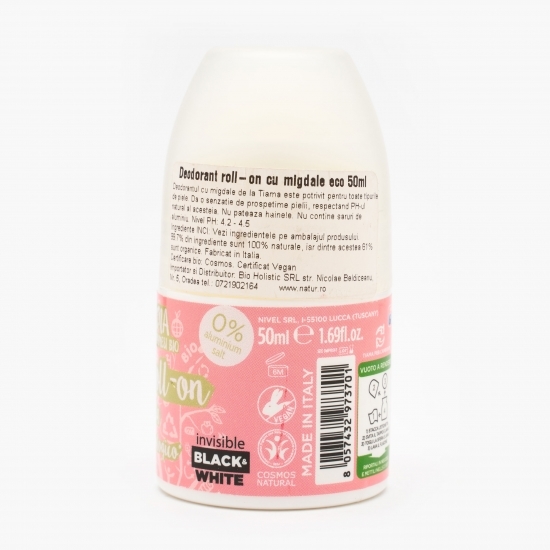 Deodorant roll-on cu migdale bio 50ml