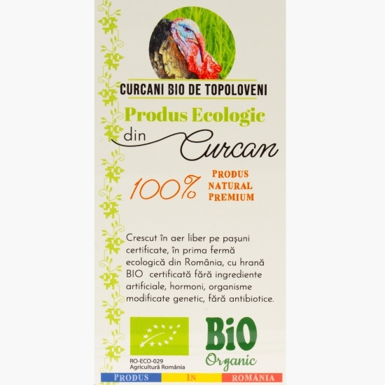 Șuncă eco din piept de curcan 80g