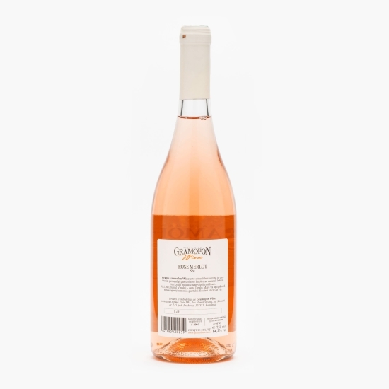 Vin rose sec Merlot, 14.2%, 750ml