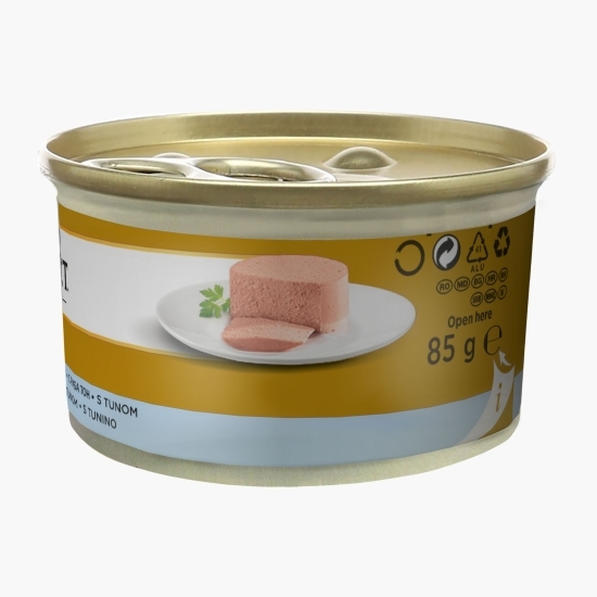 Hrană umedă pentru pisici, mousse, 85g, cu ton
