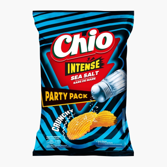 Chipsuri ondulate din cartofi cu sare de mare, Intense 160g