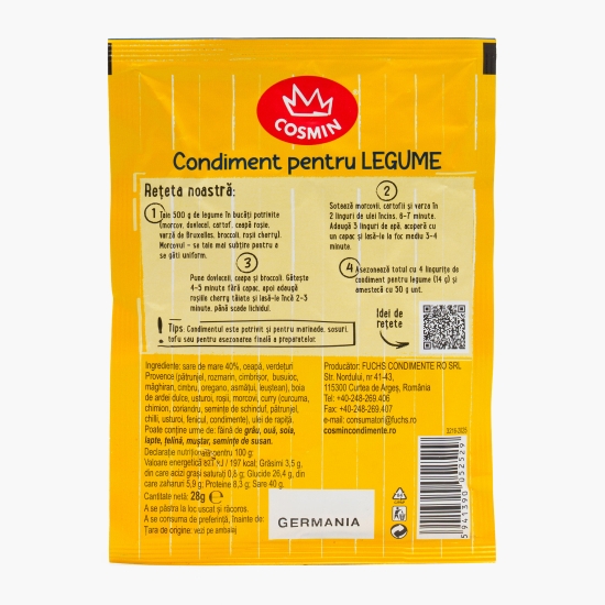 Amestec de condimente pentru legume 28g