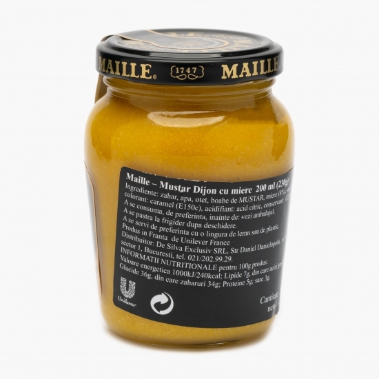 Muștar Dijon cu miere 230g