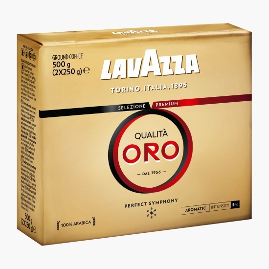 Cafea măcinată Lavazza Qualita Oro Duo Pack, 2x250g