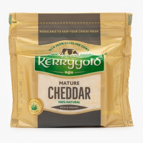 Brânză Cheddar maturată 200g