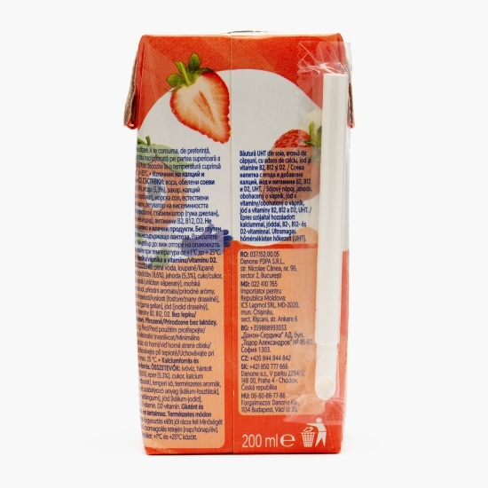 Băutură din soia cu aromă de căpșuni 0.2l