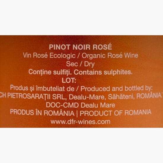 Vin rose sec eco Vigneron Pinot Noir, 13.9%, 0.75l