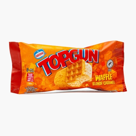 Înghețată sandwich cu caramel sărat Waffle, 140ml (90g)