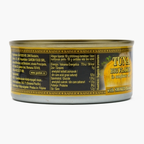 Ton steak în ulei cu aromă de fum 170g