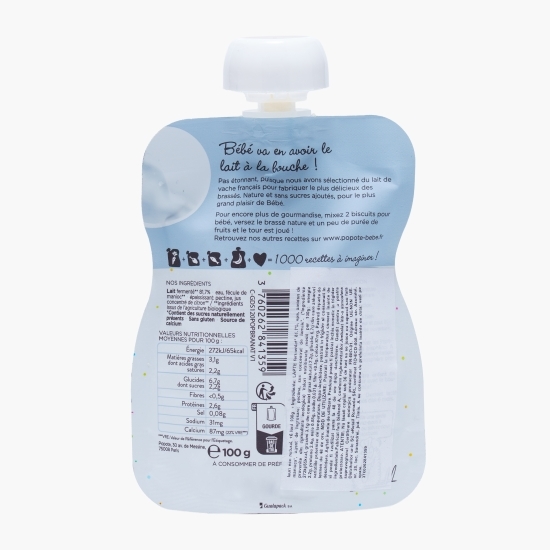 Iaurt BIO natural, +6 luni, 100g