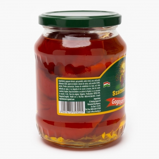 Gogoșari sferturi în oțet 680g