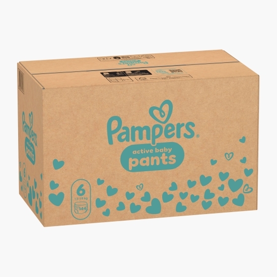 Scutece chiloțel Active Baby Pants XXL Box, mărimea 6, 13-19kg, 144 buc