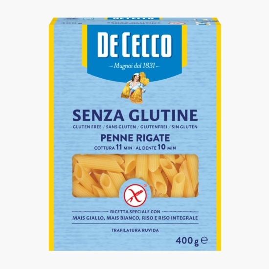 Paste Penne Rigate, fără gluten, 400g
