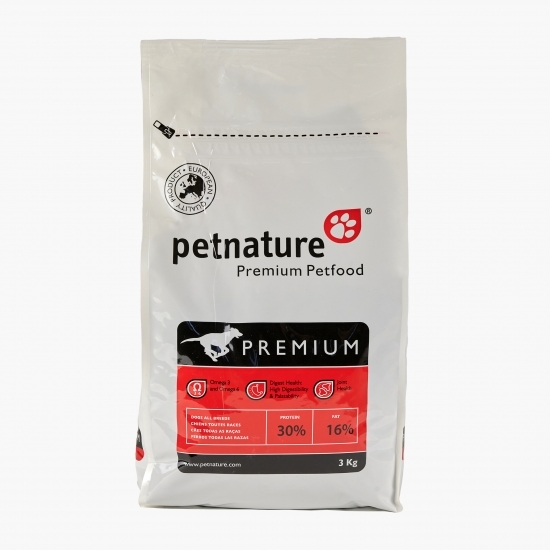 Hrană uscată Premium pentru câini, 3kg