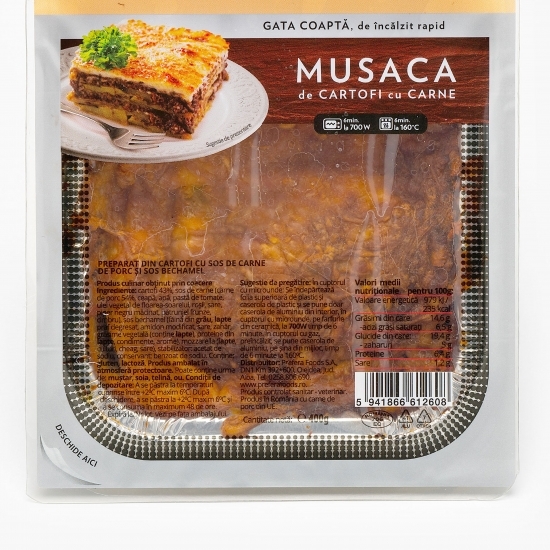 Musaca de cartofi coaptă 400g