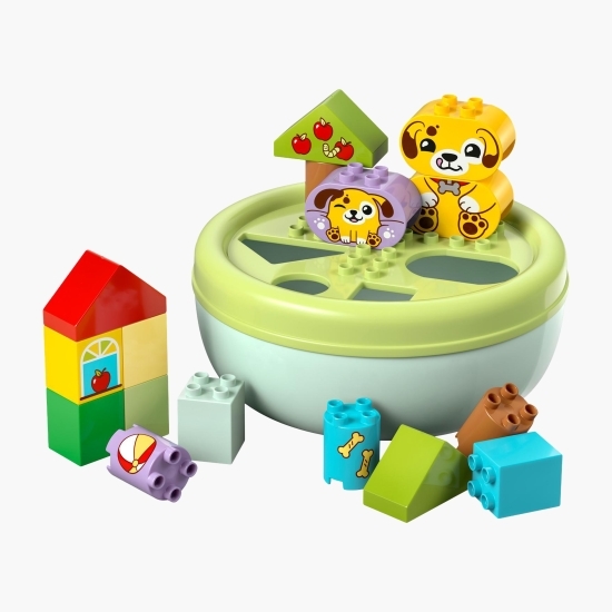 Sortator de forme: casă pentru caței, 10441 Duplo, 17 piese, +18 luni