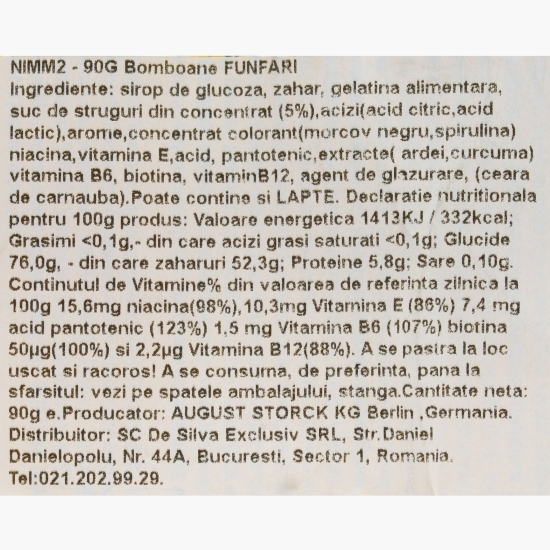 Bomboane gumate Smile gummi Funfari 90g