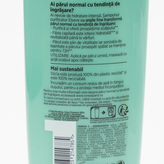 Șampon purificator pentru păr gras 400ml