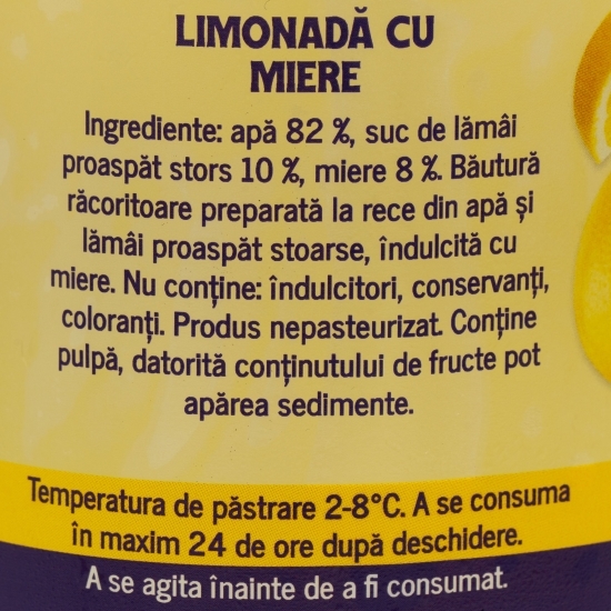 Limonadă cu miere 1l