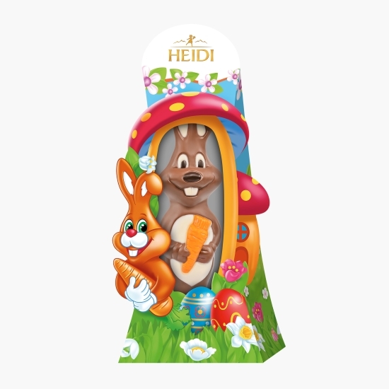 Figurină ciocolată Iepuraș cu morcov 160g