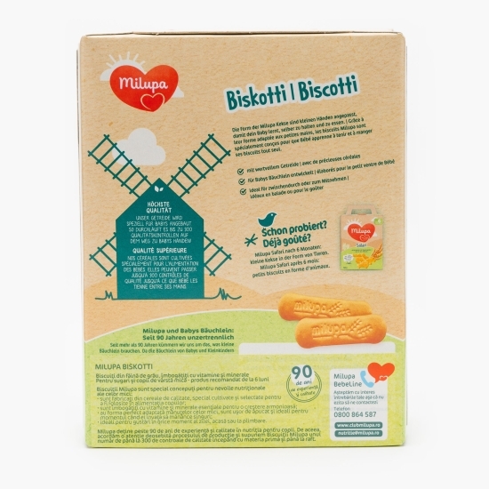 Biscuiți pentru copii, Biskotti, +6 luni, 180g