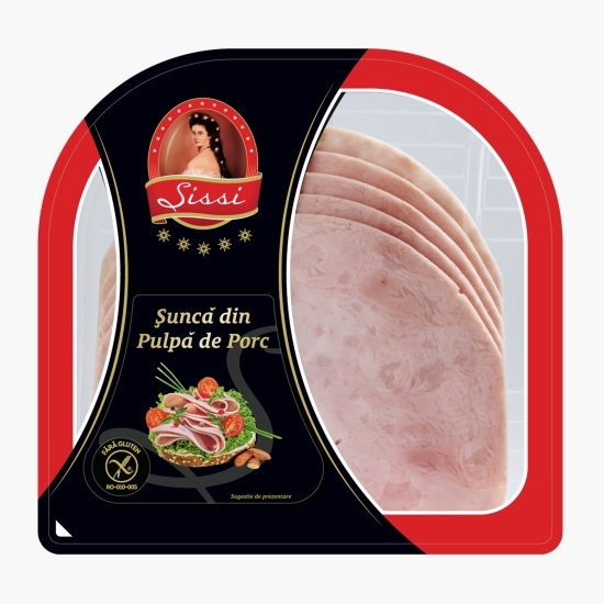 Șuncă din pulpă de porc feliată 170g