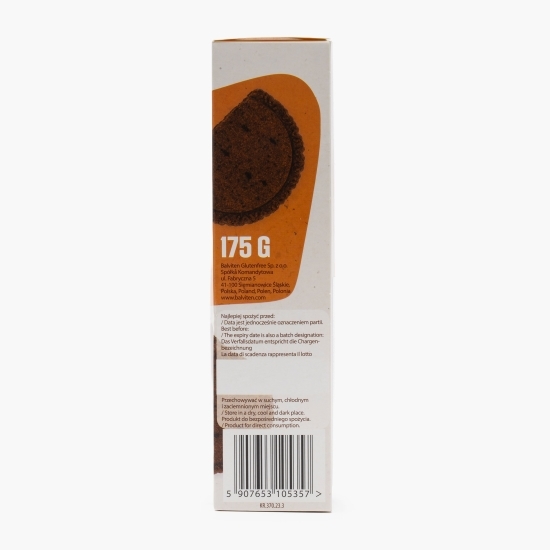 Biscuiți digestivi cu cacao, fără zahăr adăugat și fără gluten 175g