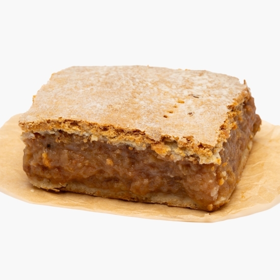 Plăcintă cu mere, stafide și aluat fraged cu unt 300g