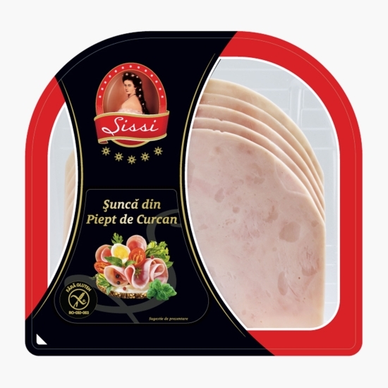 Șuncă din piept de curcan feliată 170g