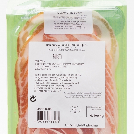 Pancetta 100g