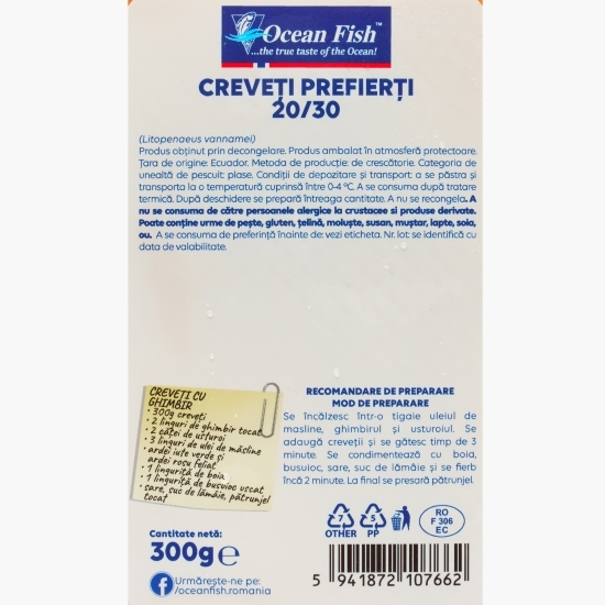 Creveți prefierți 20/30 300g