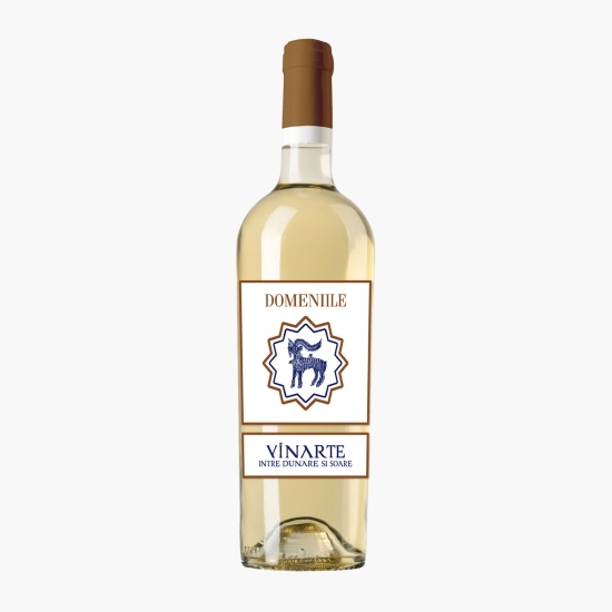 Vin alb sec Sauvignon Blanc & Fetească Albă, 12.5%, 0.75l
