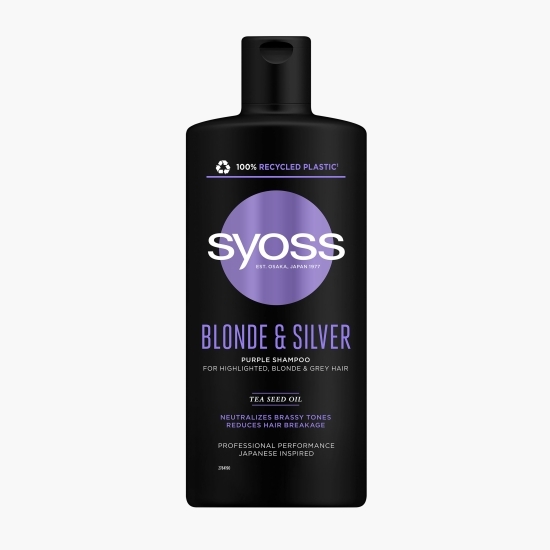 Șampon Bonde&Silver pentru păr blond, argintiu sau cu șuvițe 440ml