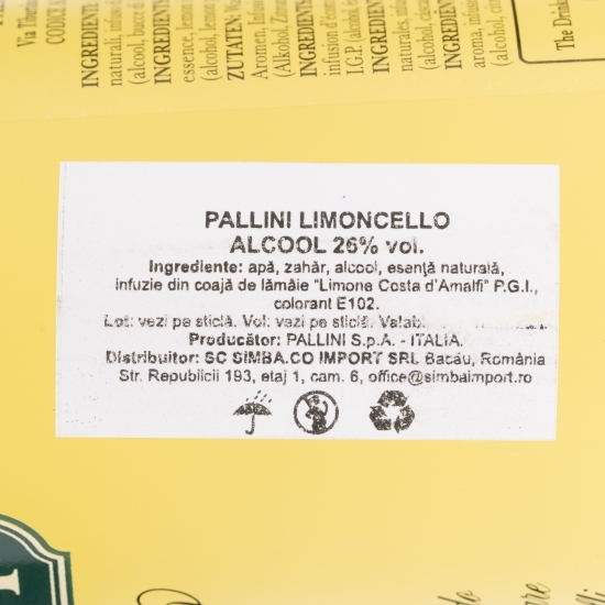 Lichior Limoncello 26% alc. 0.7l