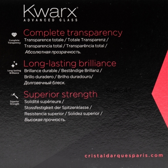 Set pahare whiskey Lady Diamond, 6 buc x 270ml