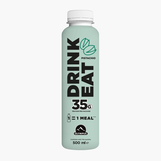 Băutură pe bază de lapte, îmbogățită cu vitamine și minerale, cu aromă de fistic Drink Eat, 500ml