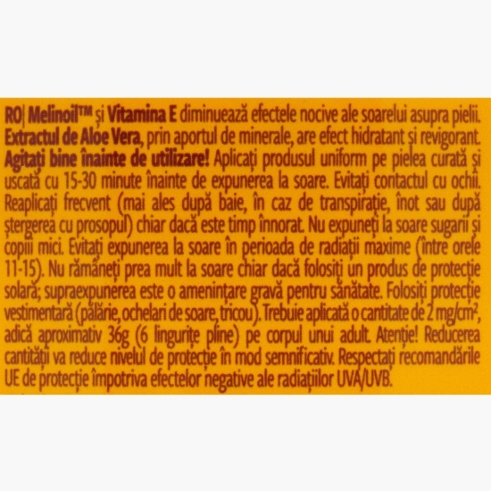 Emulsie hidratantă pentru plajă SPF50 200ml