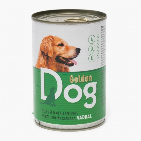 Hrană umedă pentru câini adult, 415g, vânat conservă