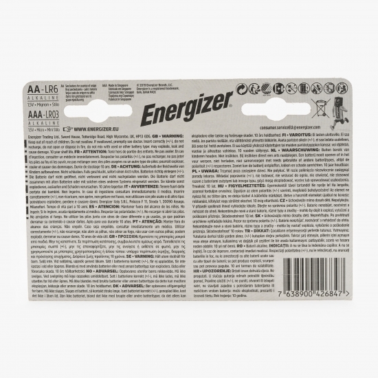 Baterie Alkaline Power Mix 6 AA + 6 AAA, 12 buc