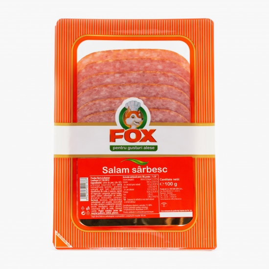 Salam sârbesc Gastro feliat 100g