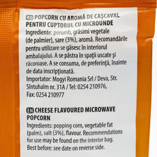 Popcorn cu aromă de cașcaval Micropop 100g