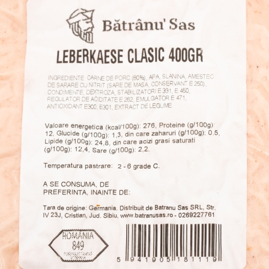 Leberkaese clasic 400g
