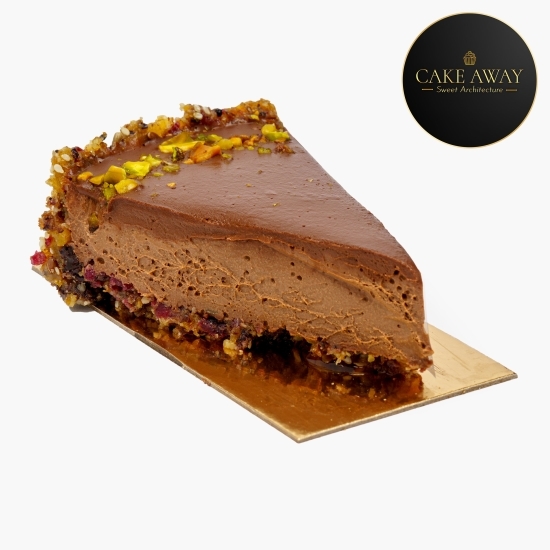 Tartă vegană de ciocolată fără zahăr adăugat 130g