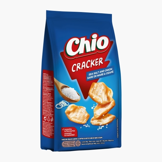 Snack din cartofi cu gust de sare de mare și ceapă 90g