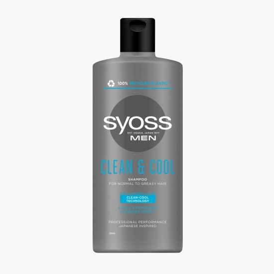 Șampon Clean&Cool pentru păr normal spre gras 440ml